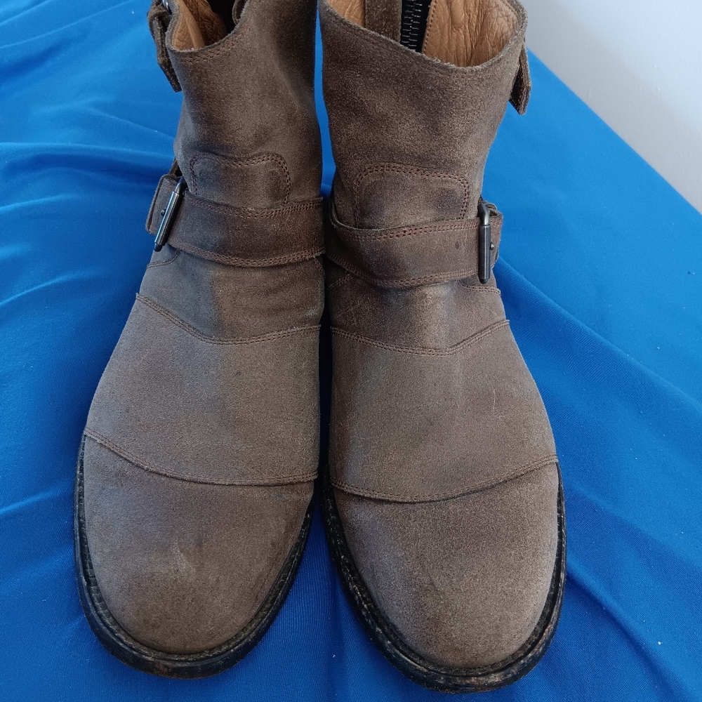 Belstaff Trailmaster Pewter Brown Boots